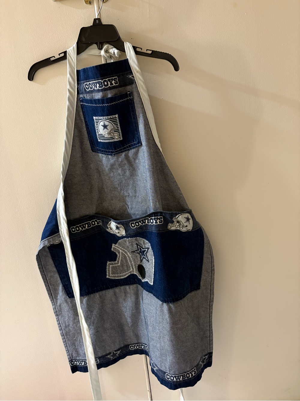 Dallas Cowboys Denim BBQ Apron - Blue & Gray